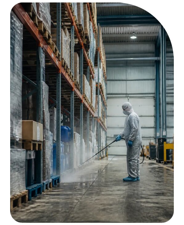 Дезинфекция складских помещений в Донском по цене от 5066 р. | Сенат-Днс